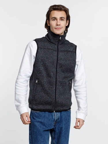 Жилет унисекс Gotland, черный Жилет унисекс Gotland, черный