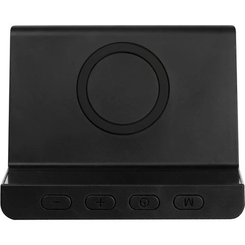 Станция беспроводной зарядки с часами Electron, ver.2, черная Станция беспроводной зарядки с часами Electron, ver.2, черная