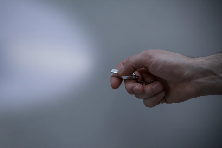 Брелок с фонариком Lumitronic, металлик Брелок с фонариком Lumitronic, металлик