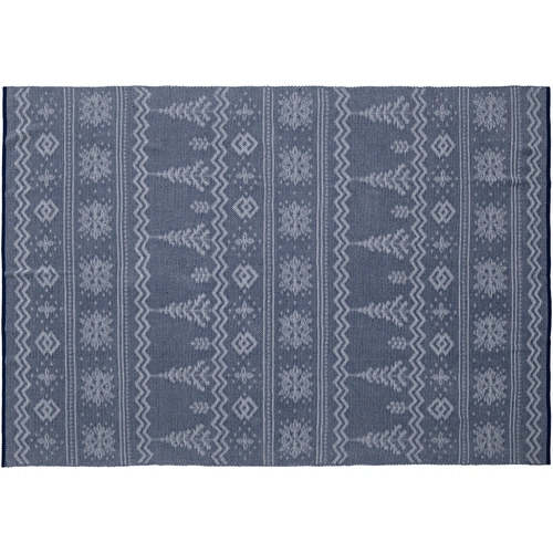 Плед Elnik, синий с молочно-белым Плед Elnik, синий с молочно-белым