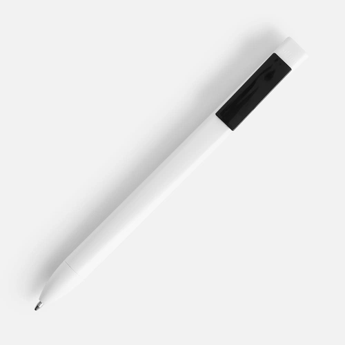 Ручка шариковая Swiper SQ, белая с черным Ручка шариковая Swiper SQ, белая с черным