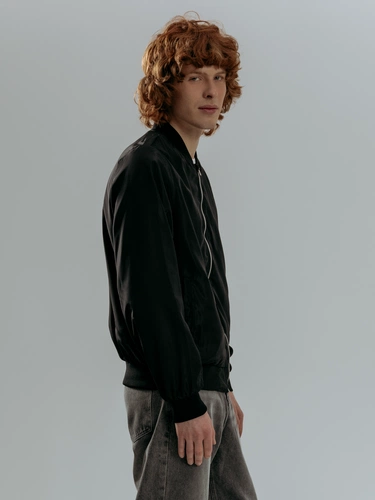 Бомбер Wigton, черный Бомбер Wigton, черный