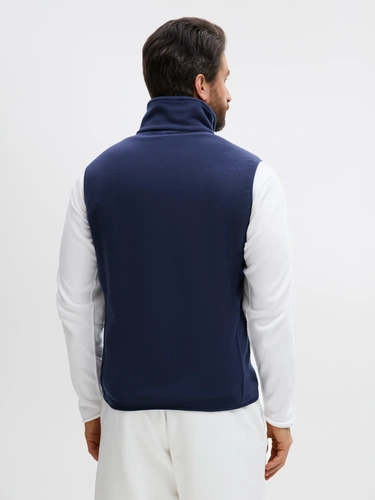 Жилет флисовый унисекс Ben Mac, темно-синий Жилет флисовый унисекс Ben Mac, темно-синий