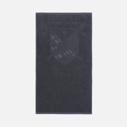 Полотенце на заказ Surpass с рельефным логотипом, среднее Полотенце на заказ Surpass с рельефным логотипом, среднее