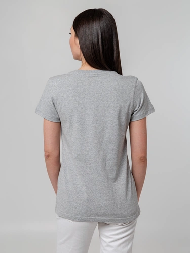 Футболка женская T-bolka Stretch Lady, серый меланж Футболка женская T-bolka Stretch Lady, серый меланж