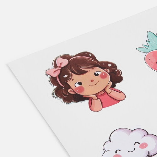 Стикерпак бумажный Thematik, для девочек Стикерпак бумажный Thematik, для девочек