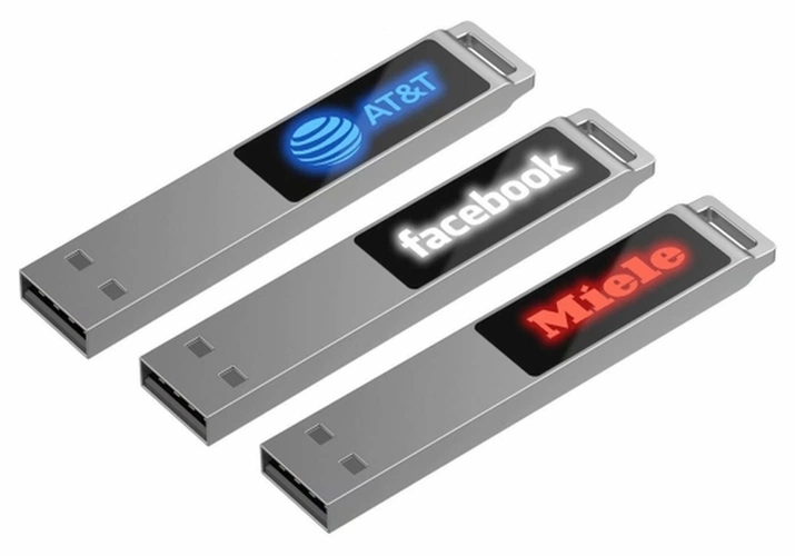 Флешка markBright с синей подсветкой, 32 Гб Флешка markBright с синей подсветкой, 32 Гб