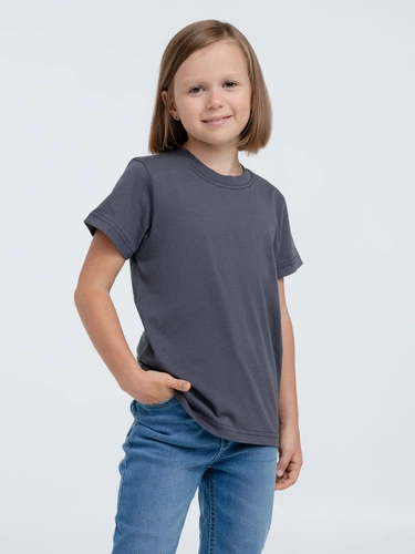 Футболка детская T-Bolka Kids, темно-серая (графит) Футболка детская T-Bolka Kids, темно-серая (графит)