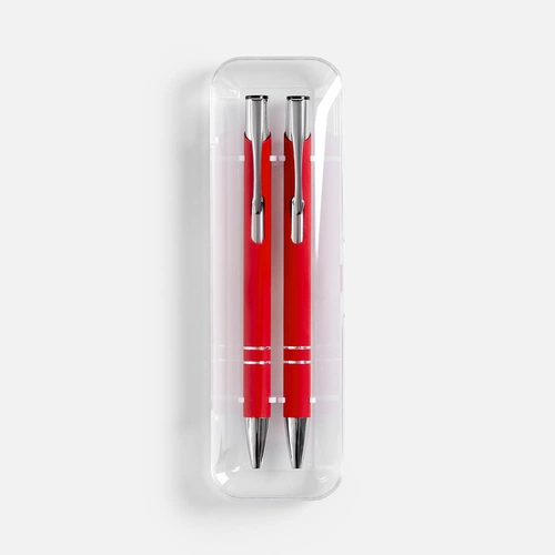 Набор из 2 ручек Keskus Soft Touch, красный Набор из 2 ручек Keskus Soft Touch, красный