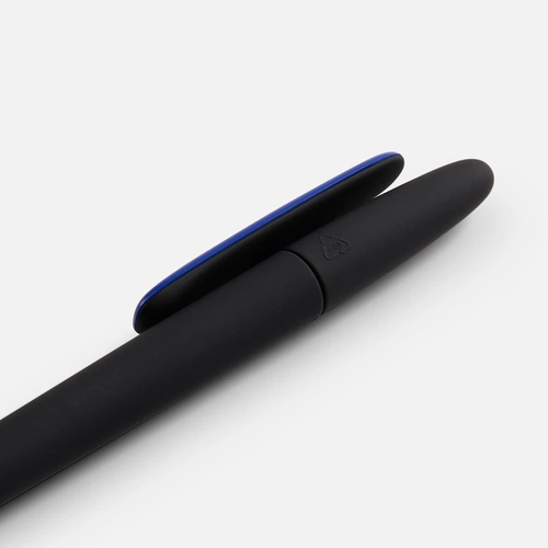 Ручка шариковая Prodir DS5 TRR-P Soft Touch, черная с синим Ручка шариковая Prodir DS5 TRR-P Soft Touch, черная с синим