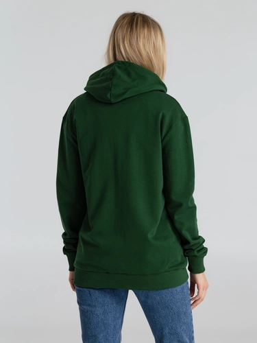 Толстовка на молнии с капюшоном Siverga Heavy 2.0, темно-зеленая Толстовка на молнии с капюшоном Siverga Heavy 2.0, темно-зеленая
