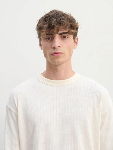 Футболка с длинным рукавом Thermal T, бежевая (неокрашенная) Футболка с длинным рукавом Thermal T, бежевая (неокрашенная)