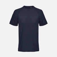 Футболка спортивная унисекс Vortex, темно-синяя