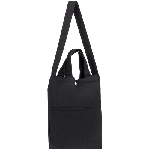 Сумка холщовая через плечо Artspace, черная Сумка холщовая через плечо Artspace, черная