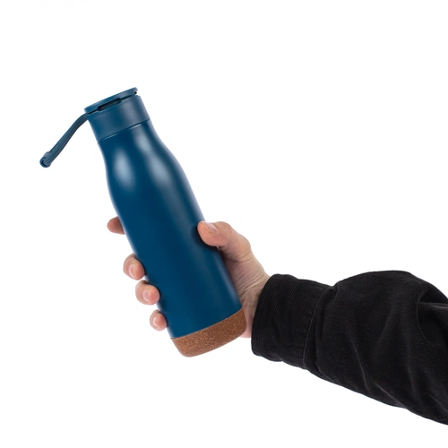 Термобутылка Steady, синяя Термобутылка Steady, синяя