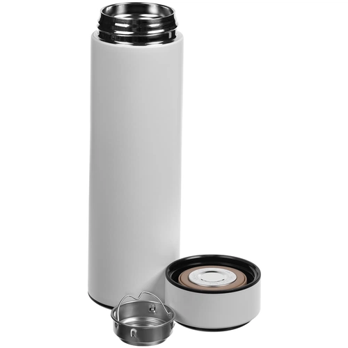 Смарт-бутылка с заменяемой батарейкой Long Therm, белая Смарт-бутылка с заменяемой батарейкой Long Therm, белая