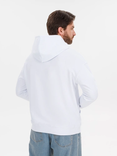 Худи оверсайз унисекс Outshine, белое Худи оверсайз унисекс Outshine, белое