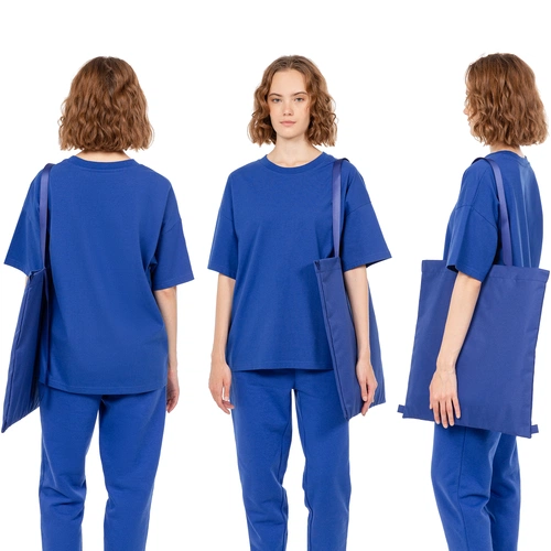 Шопер B3, синий с синими ручками Шопер B3, синий с синими ручками