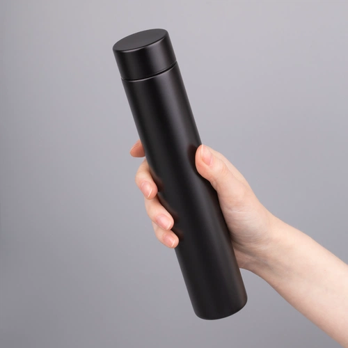 Термобутылка Metropolis, черная Термобутылка Metropolis, черная