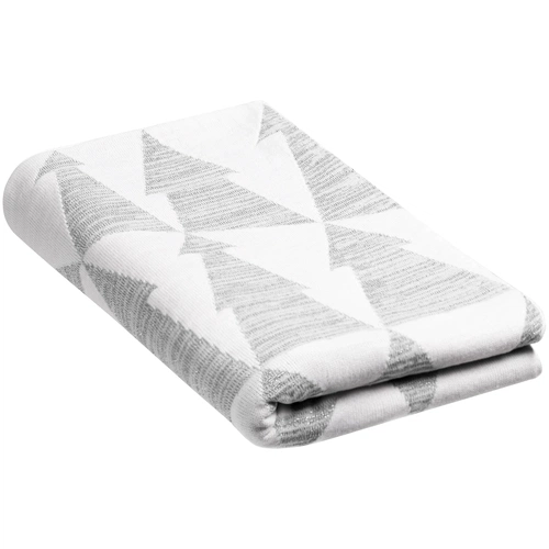 Плед «Танцующий лес», белый с серебристым Плед «Танцующий лес», белый с серебристым