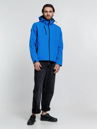 Куртка софтшелл мужская Zagreb, ярко-синяя Куртка софтшелл мужская Zagreb, ярко-синяя