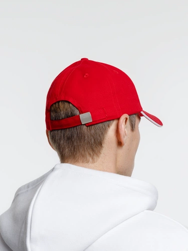 Бейсболка Spiker, красная с белым Бейсболка Spiker, красная с белым