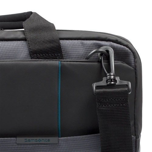 Сумка для ноутбука Qibyte Laptop Bag, темно-серая с черными вставками Сумка для ноутбука Qibyte Laptop Bag, темно-серая с черными вставками