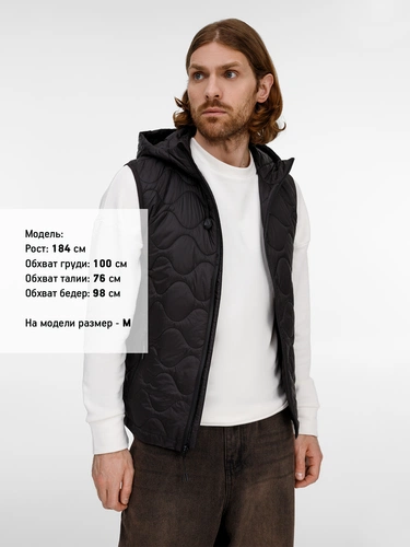 Жилет унисекс Tarnaby, черный Жилет унисекс Tarnaby, черный