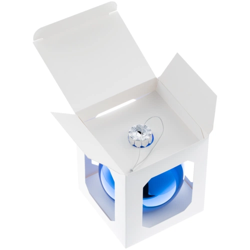 Елочный шар Finery Gloss, 10 см, глянцевый синий Елочный шар Finery Gloss, 10 см, глянцевый синий