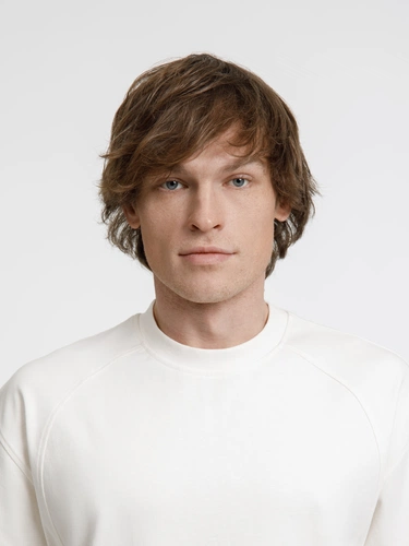 Футболка оверсайз унисекс Sideline, молочно-белая Футболка оверсайз унисекс Sideline, молочно-белая