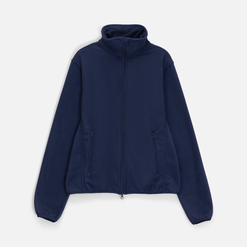 Куртка флисовая унисекс Ben Mac, темно-синяя Куртка флисовая унисекс Ben Mac, темно-синяя