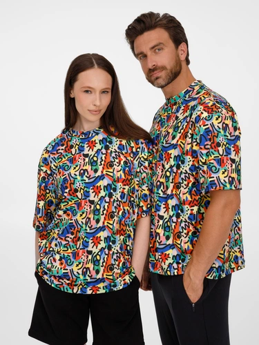 Футболка из бифлекса Morfiss с полной запечаткой на заказ Футболка из бифлекса Morfiss с полной запечаткой на заказ