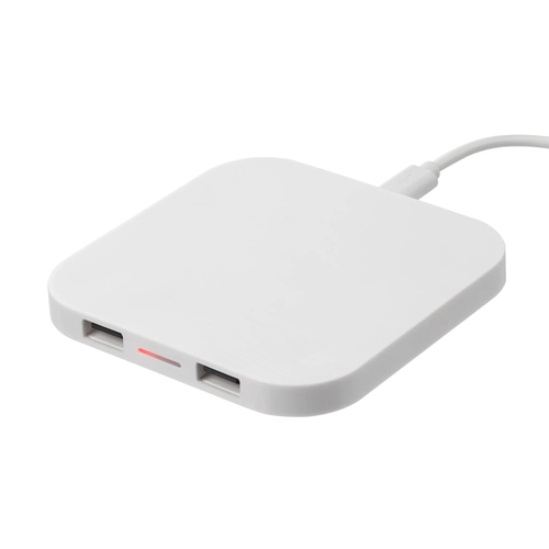 Беспроводное зарядное устройство Interra Plus, белое Беспроводное зарядное устройство Interra Plus, белое