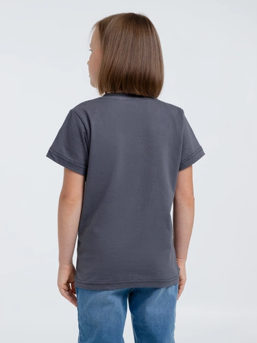 Футболка детская T-Bolka Kids, темно-серая (графит) Футболка детская T-Bolka Kids, темно-серая (графит)