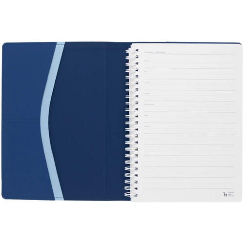 Ежедневник Spring Touch, недатированный, синий Ежедневник Spring Touch, недатированный, синий