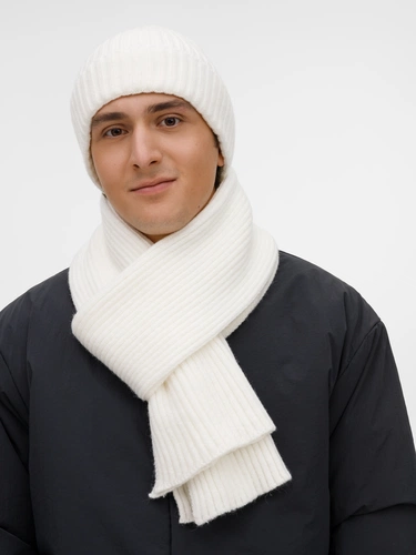 Шарф Laconi, молочно-белый Шарф Laconi, молочно-белый