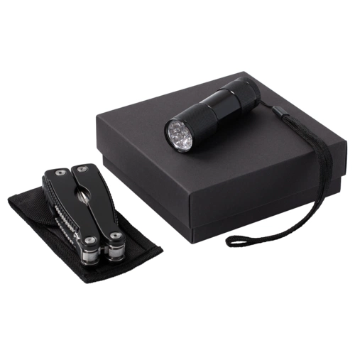 Набор Handmaster: фонарик и мультитул, черный Набор Handmaster: фонарик и мультитул, черный