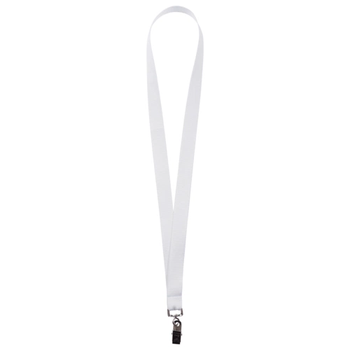 Лента для бейджа Neckband, белая Лента для бейджа Neckband, белая