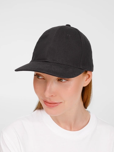 Бейсболка Buffalo, темно-серая (графит) Бейсболка Buffalo, темно-серая (графит)