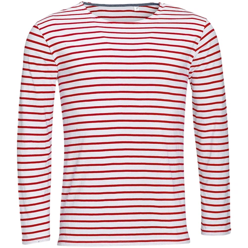 Футболка мужская Marine Men, белая с красным Футболка мужская Marine Men, белая с красным