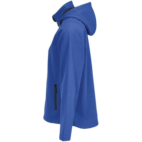 Куртка софтшелл с капюшоном женская Race Women, ярко-синяя (royal) Куртка софтшелл с капюшоном женская Race Women, ярко-синяя (royal)