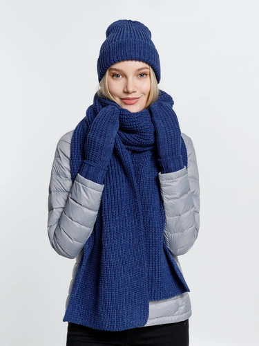 Шарф Nordkyn, синий меланж Шарф Nordkyn, синий меланж