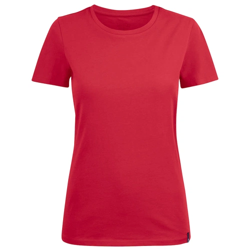 Футболка женская Ladies American U, красная Футболка женская Ladies American U, красная