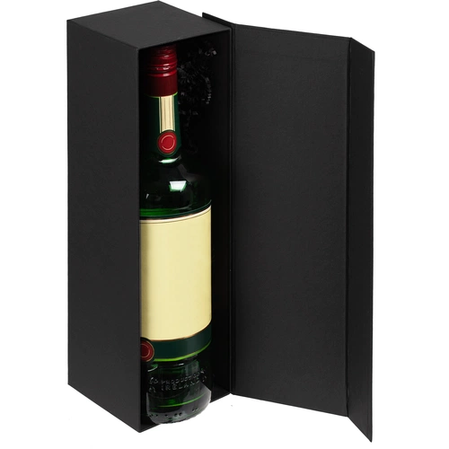 Коробка под бутылку Color Jacket, черная Коробка под бутылку Color Jacket, черная