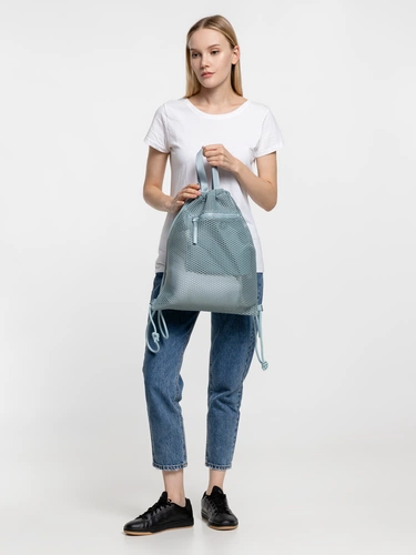 Рюкзак-мешок Verkko, серо-голубой Рюкзак-мешок Verkko, серо-голубой