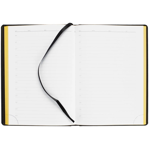 Ежедневник Mobile на заказ, недатированный, черно-желтый Ежедневник Mobile на заказ, недатированный, черно-желтый