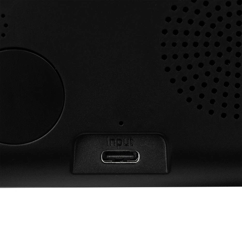 Станция беспроводной зарядки с часами Electron, ver.2, черная Станция беспроводной зарядки с часами Electron, ver.2, черная