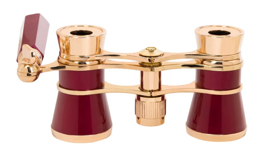 Театральный бинокль-лорнет Broadway 325E, красный Театральный бинокль-лорнет Broadway 325E, красный