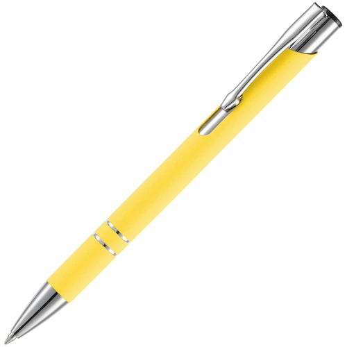 Ручка шариковая Keskus Soft Touch, желтая Ручка шариковая Keskus Soft Touch, желтая