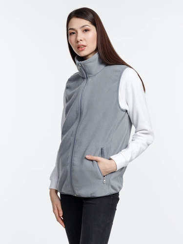 Жилет флисовый унисекс Nesse, серый Жилет флисовый унисекс Nesse, серый